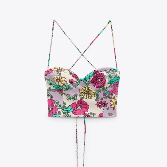 Zara | Tops | Zara Crop Top 83420070500 | Poshmark